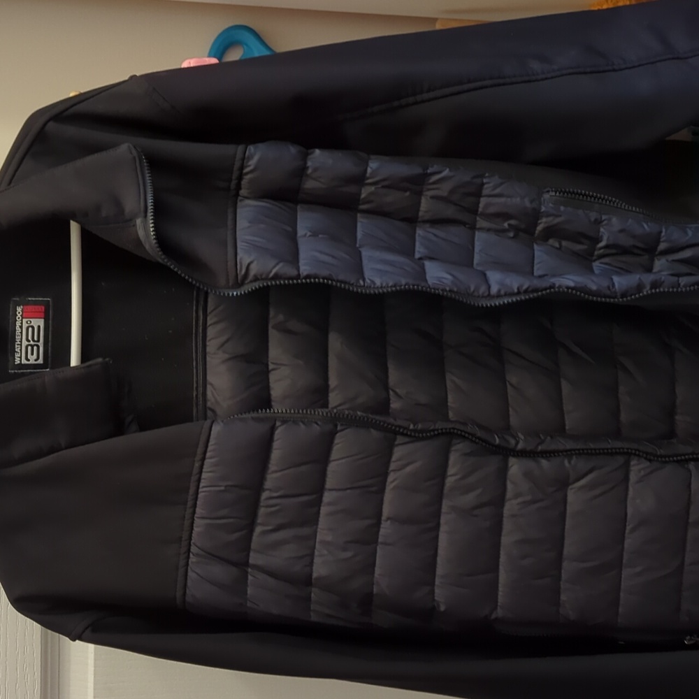 Weatherproof Down Feather Black Men's Sport Jacket